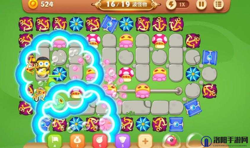 保卫萝卜2安卓版宝石怎么刷
