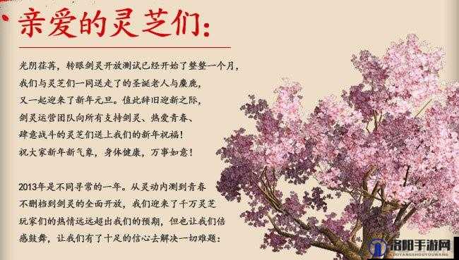 剑灵官方2014年元旦和新春一月贺礼活动介绍