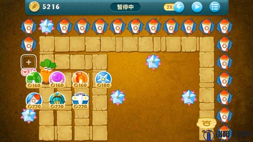 保卫萝卜2第15关攻略金萝卜布阵图，教你轻松完成额外任务