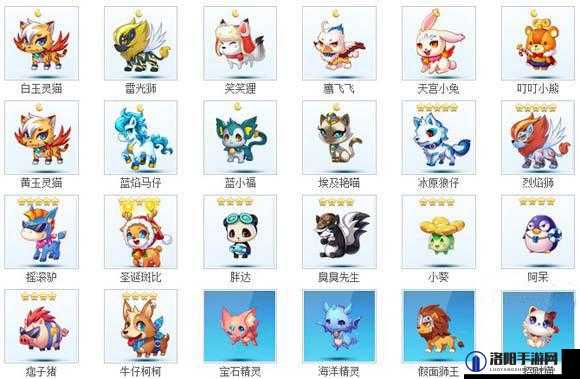 微信天天酷跑宠物大全