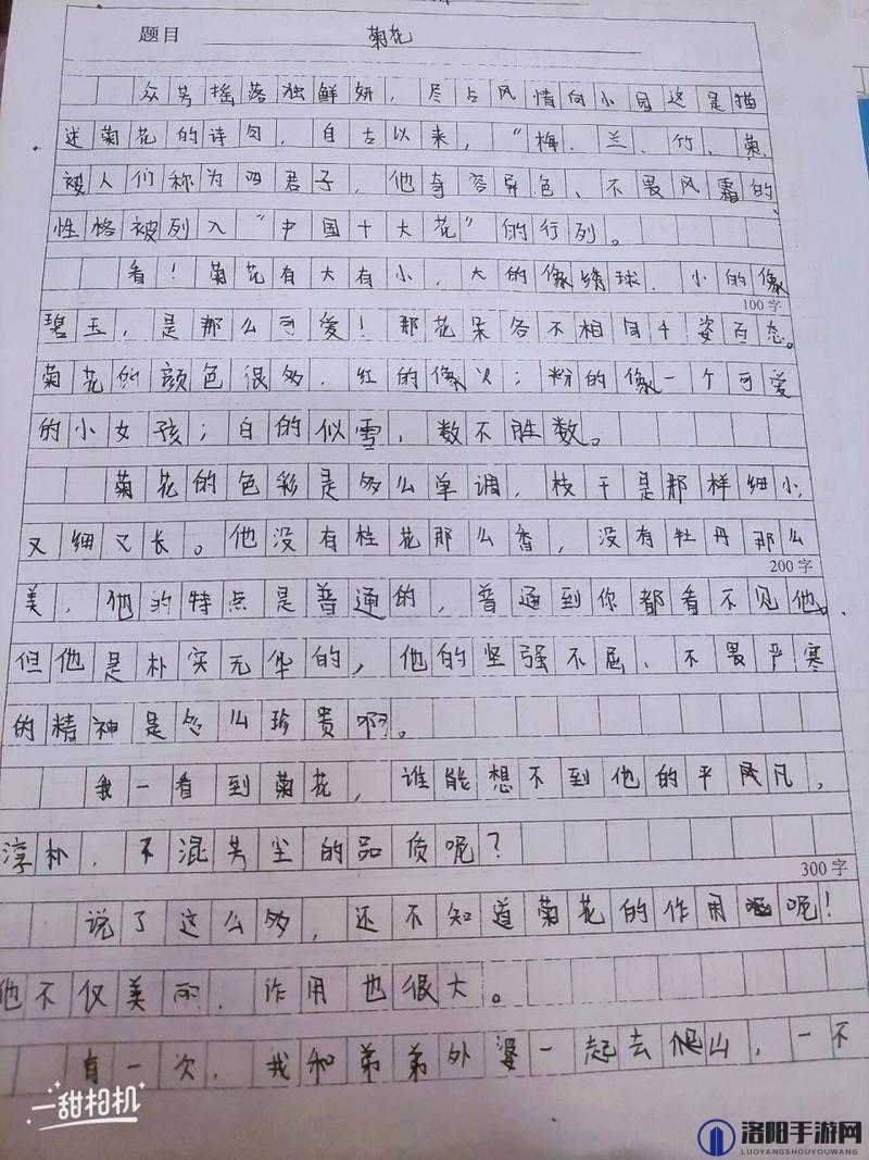 六年级菊花究竟能塞几支棉签之探究