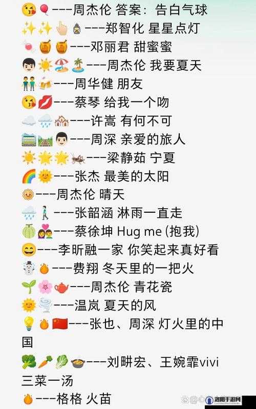 疯狂猜歌所有答案攻略——疯狂猜第二波