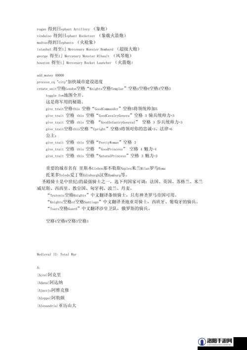 中世纪2全面战争秘籍大揭秘,助你征服天下
