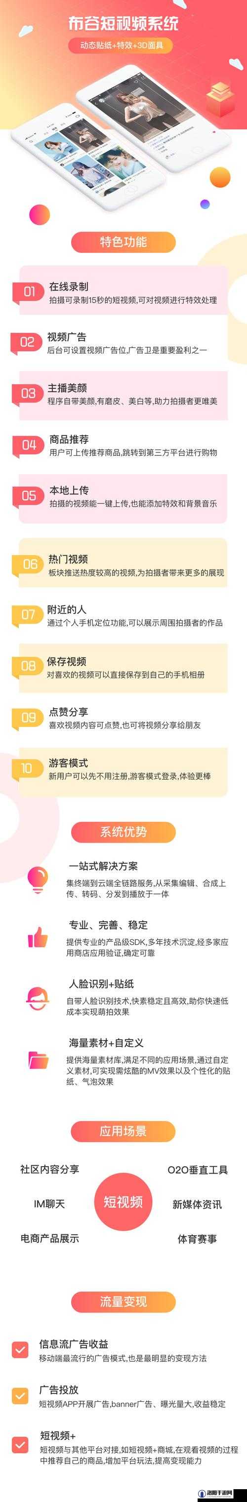 成品短视频 APP 源码优势：功能强大、内容丰富、体验流畅