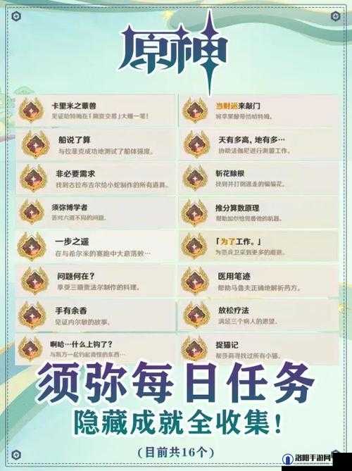 原神须弥每日委托怎么开启，详细步骤与解析