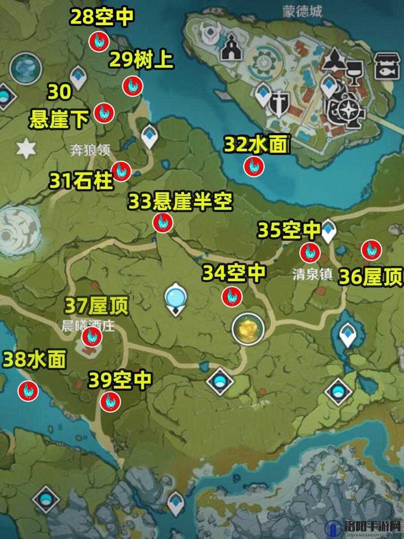 原神风神瞳位置大全2022，全面探索与收集指南