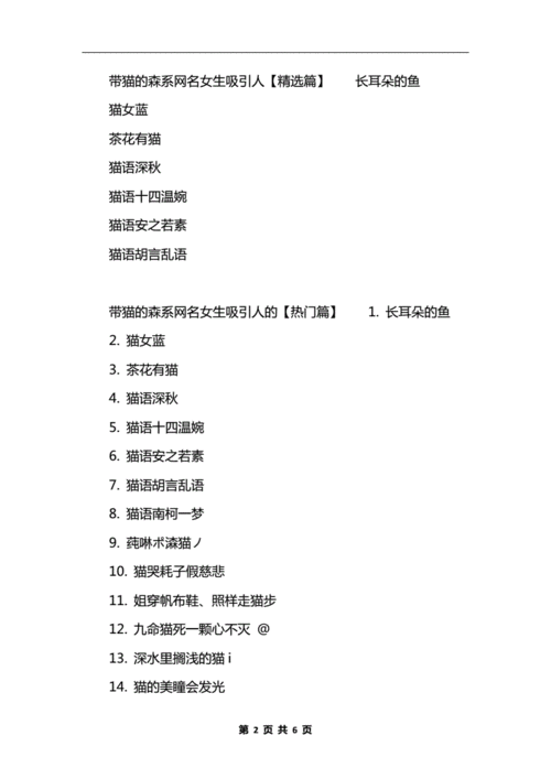猫咪成年人地域网名怎么取：如何巧妙构思独特网名