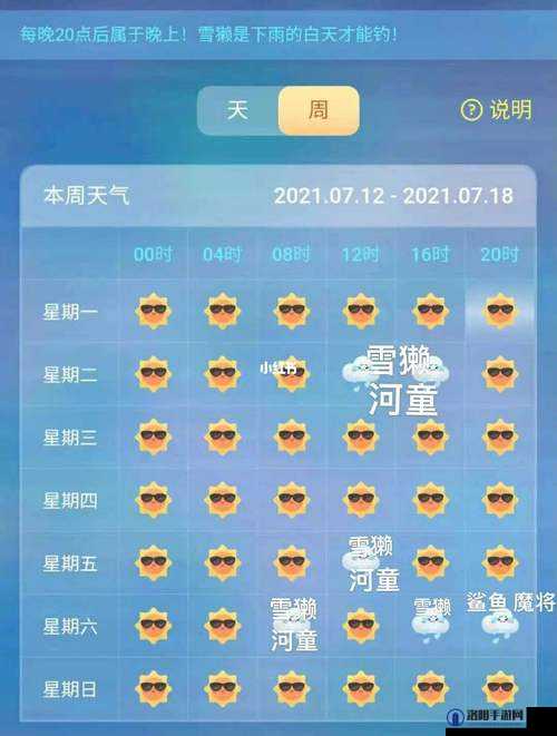 摩尔庄园手游天气预报在哪里看