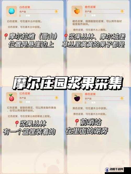 摩尔庄园手游浆果刷新时间详解