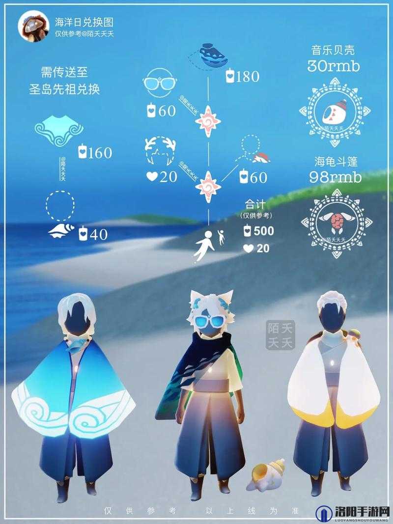 光遇海洋斗篷与海洋节兑换图详解