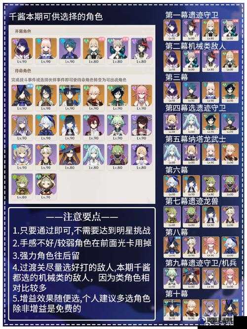 原神邪从之境攻略，高分通关阵容与策略