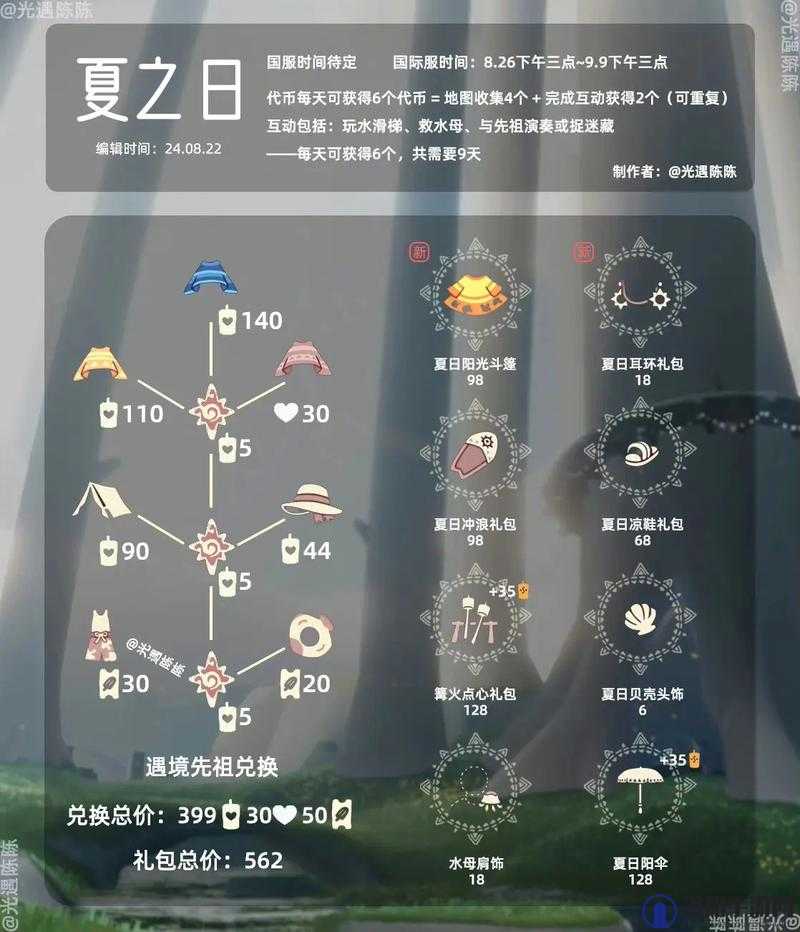 光遇彩虹日活动详解，时间、耳坠与斗篷价格