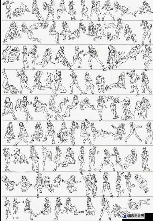 108个姿势小人图简笔画：趣味绘画作品欣赏与解析