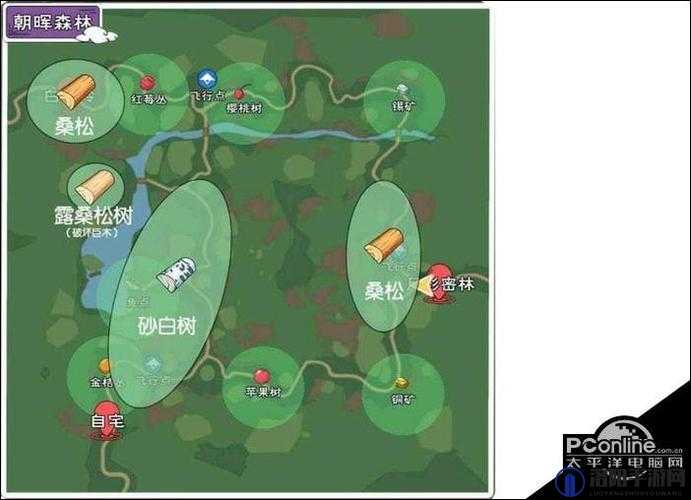 小森生活果实采集位置介绍及果实分布图