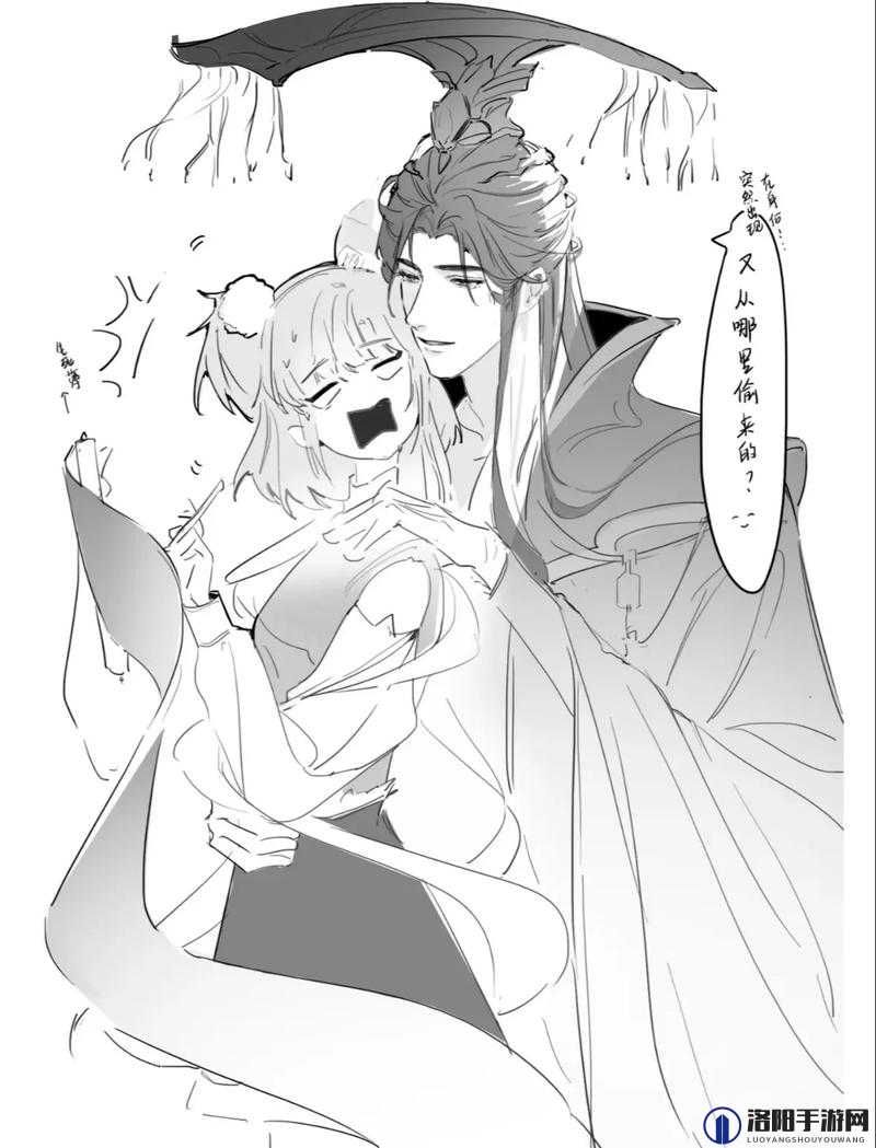 小兔子趴在陆沉腿上的温馨绘画创意探讨