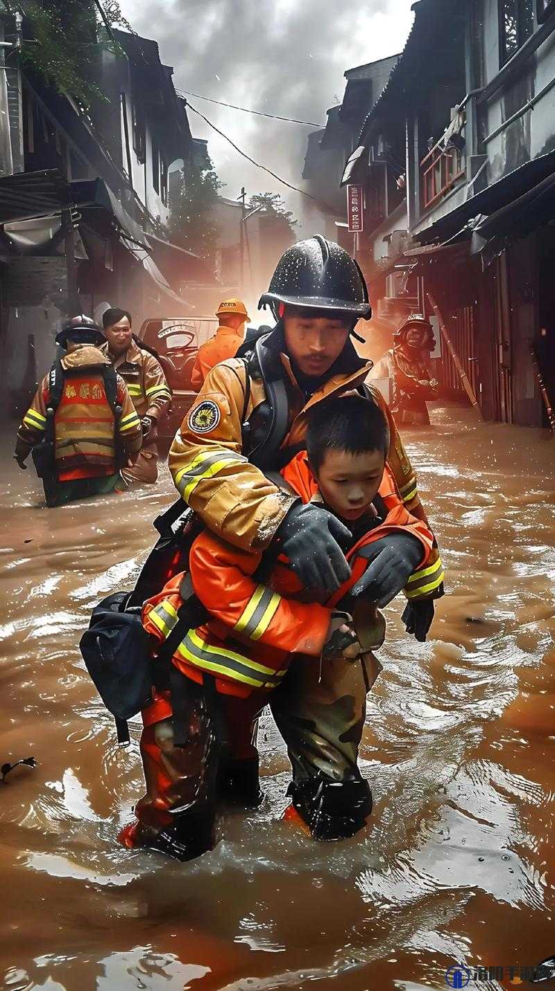 消防员双龙武汉浩哥救援现场实录：勇敢无畏的行动感动全网
