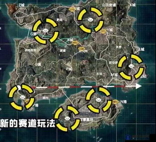 和平精英卡丁车赛道在哪？卡丁车赛道6个点位置介绍