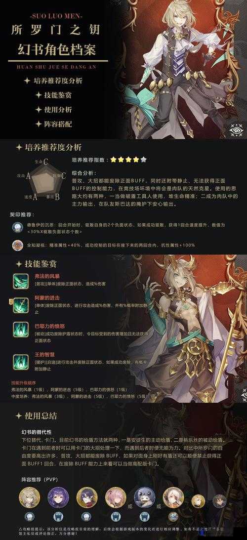 幻书启世录诗经攸宁阵容搭配推荐