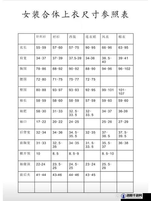 亚洲一码和欧洲二码尺码对照表：如何准确选择适合的服装尺寸？