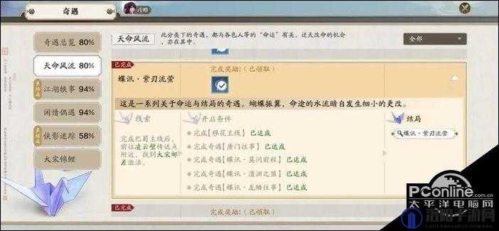 天涯明月刀手游蝶讯奇遇任务攻略全解析
