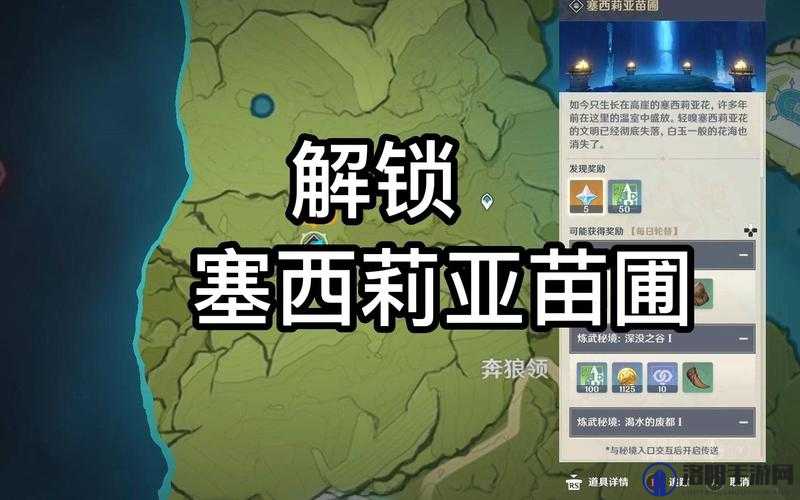 原神塞西莉亚苗圃怎么开？少一个风之灵怎么办？