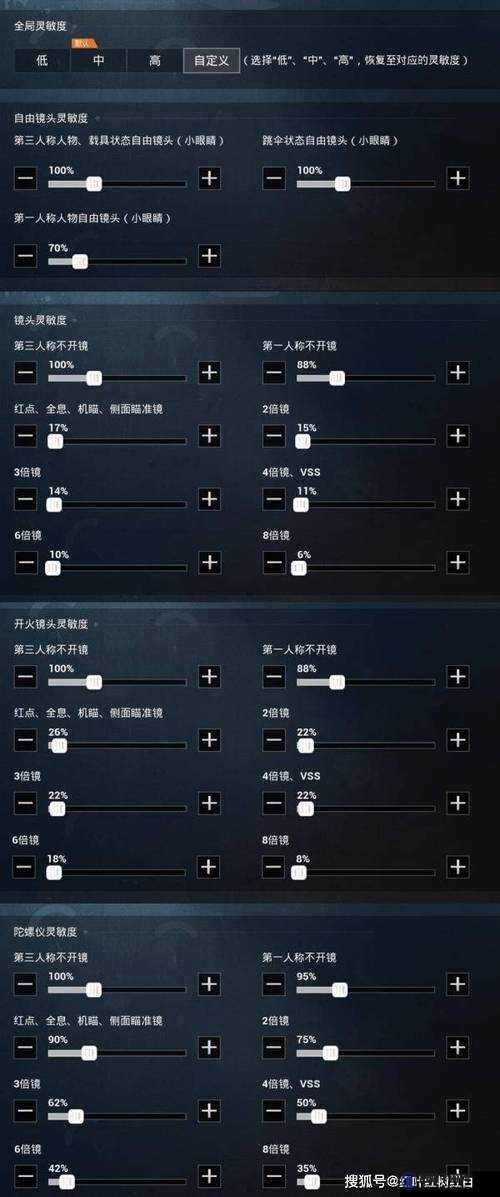 使命召唤手游狙击戗灵敏度调多少好