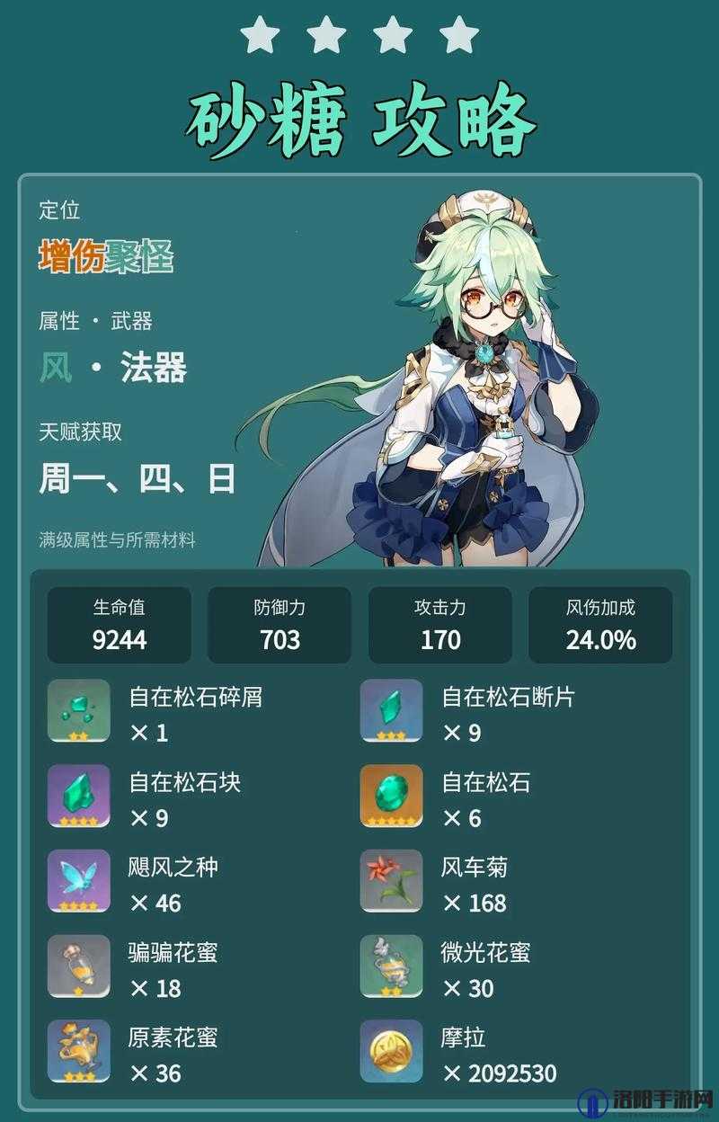 原神砂糖怎么样,砂糖人物强度评价