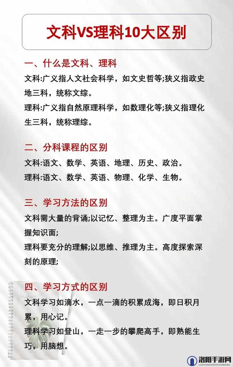 文理科生的差异，你了解多少？