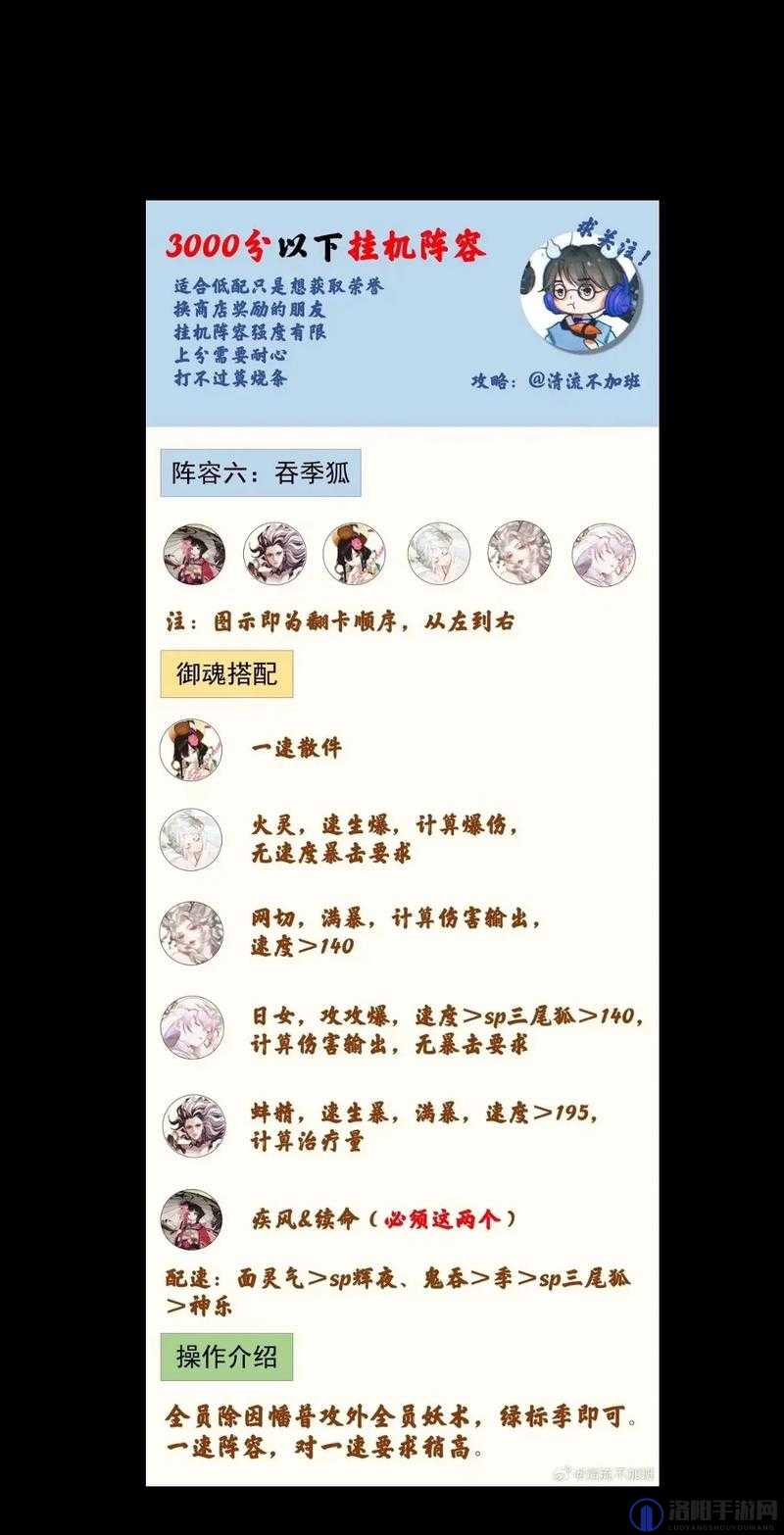 阴阳师妖怪屋道中阵容搭配秘籍,轻松横扫,无往不胜