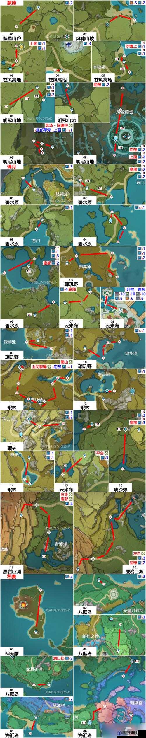原神冰雾花花朵采集全攻略，揭秘最佳采集点与隐藏逻辑