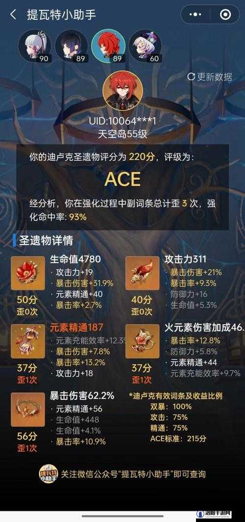 原神迪卢克圣遗物带什么好 迪卢克圣遗物选择推荐——演变史专题