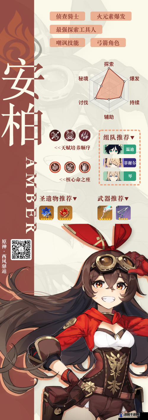 原神安柏命之座解析攻略