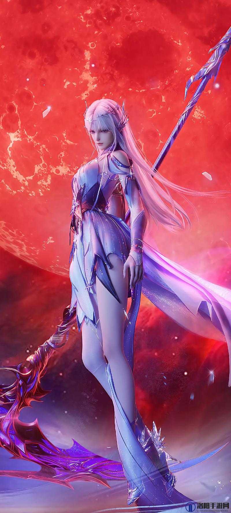 高清壁纸：绝美圣采儿，神印王座的神秘女神