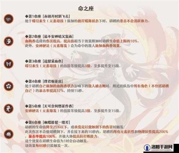 原神命之座大全，所有角色命之座效果介绍的演变史